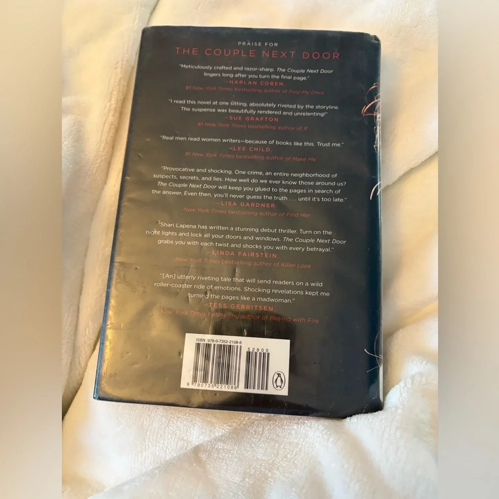 The Couple Next Door Hardcover Book by Shari Lapena - Picture 3 of 8